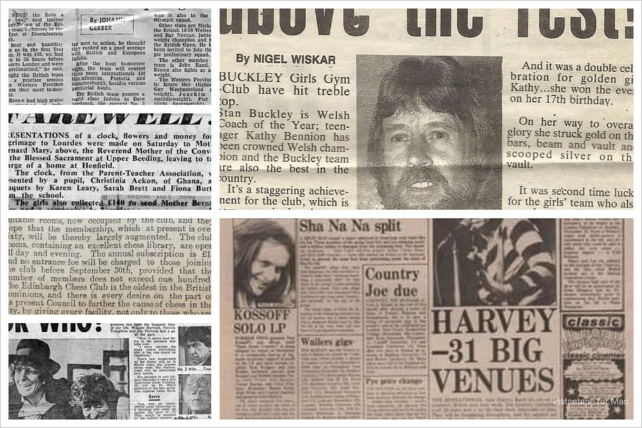 Half a dozen clippings taken at random from Google image search.